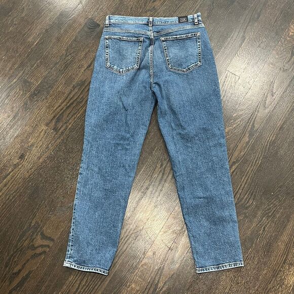Current/Elliot Boyfriend Jeans Women’s 27 Blue Classic Denim Mid Rise 30x28 - Picture 2 of 9
